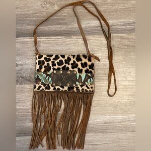 Boutique Leather Crossbody Bag CUTE
